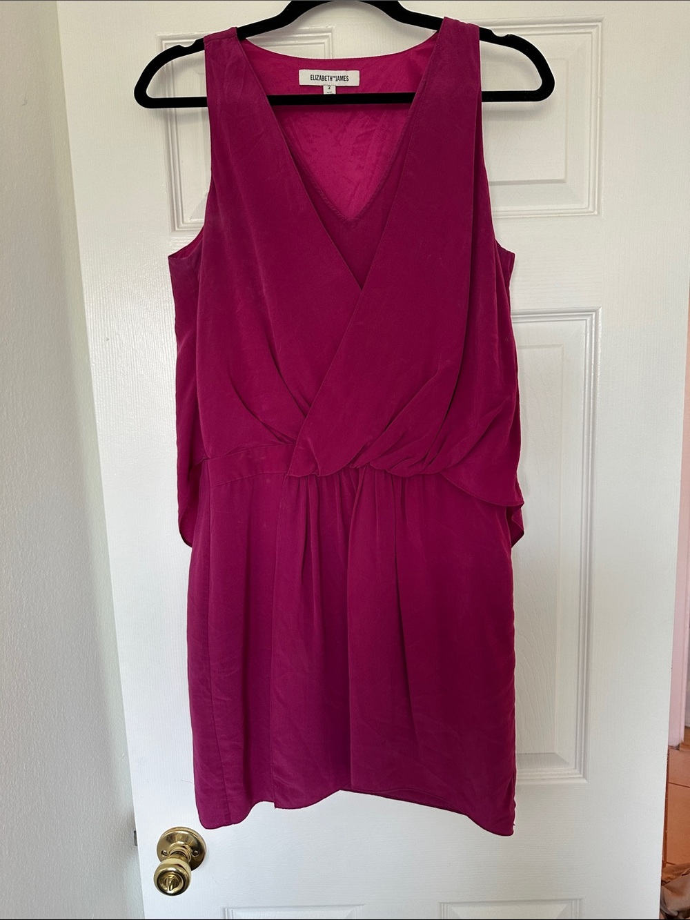 Elizabeth and James silk mini dress
